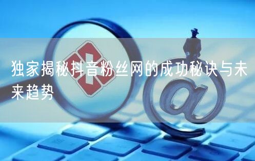 独家揭秘抖音粉丝网的成功秘诀与未来趋势