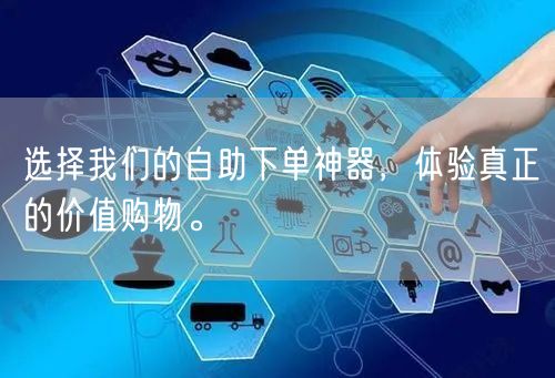选择我们的自助下单神器，体验真正的价值购物。